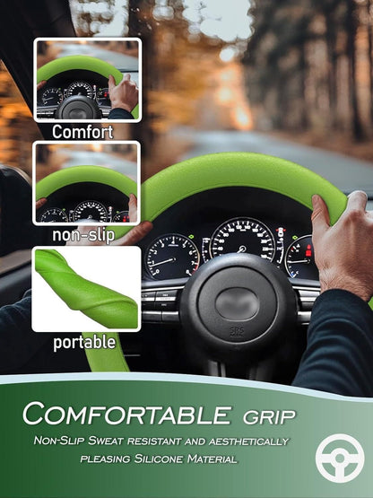 Universal Soft Silicone Steering Wheel Cover